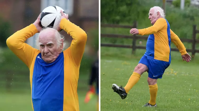 Meet Britain's Oldest Footballer, 83, Who Is Looking For A New Club