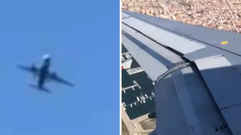 Flight Passenger Says Final Prayers As Plane Struggles To Stay Airborne In Terrifying Footage