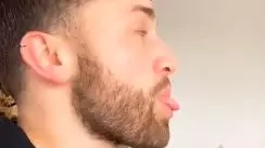 Man Flaunts Weirdly Long Tongue In TikTok Challenge