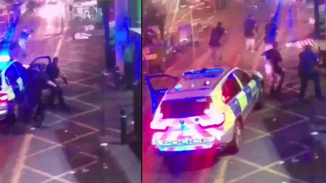 Dramatic Moment Heroic Police Gun Down London Bridge Attackers