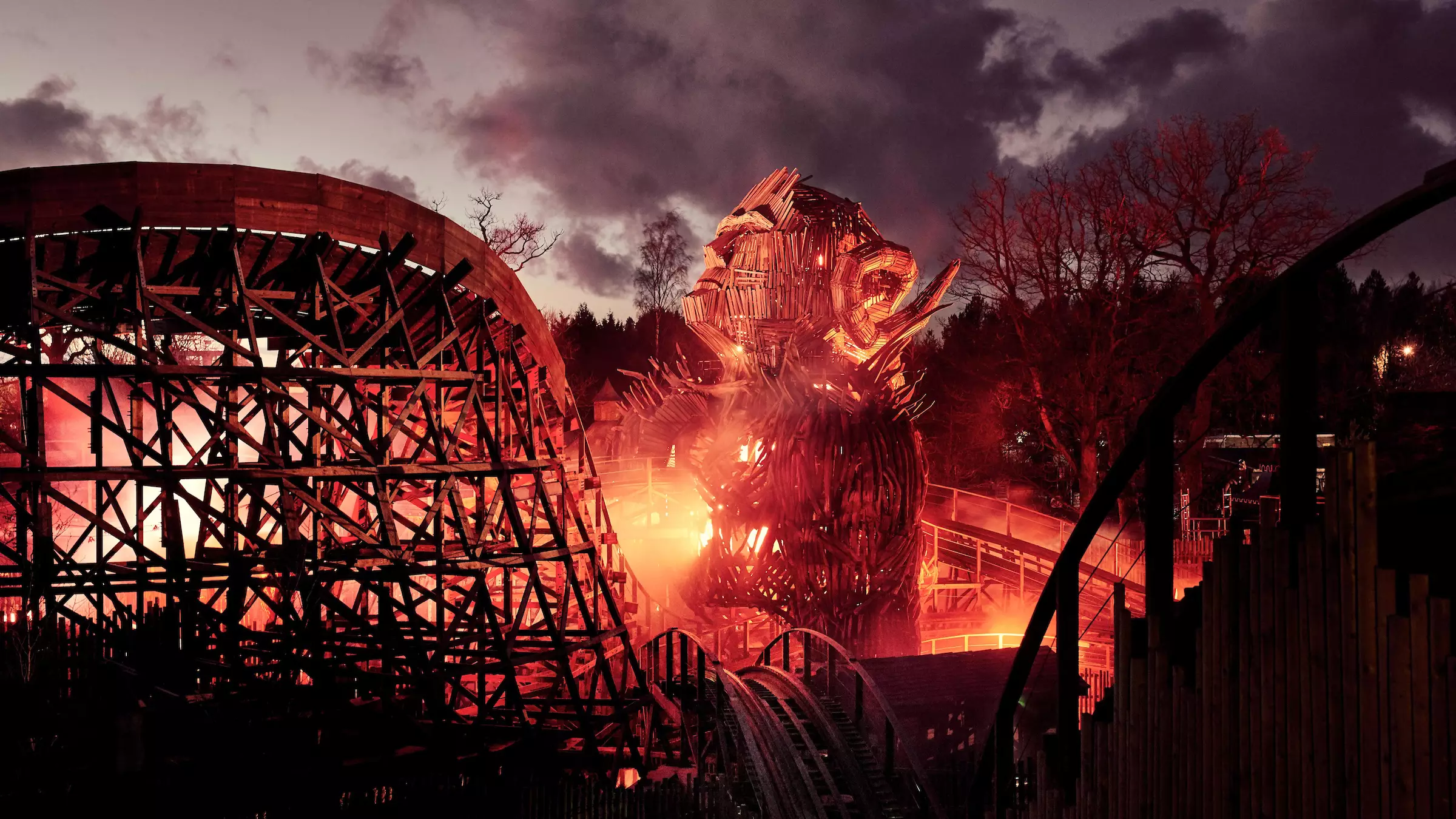 Wicker Man Rollercoaster At Alton Towers