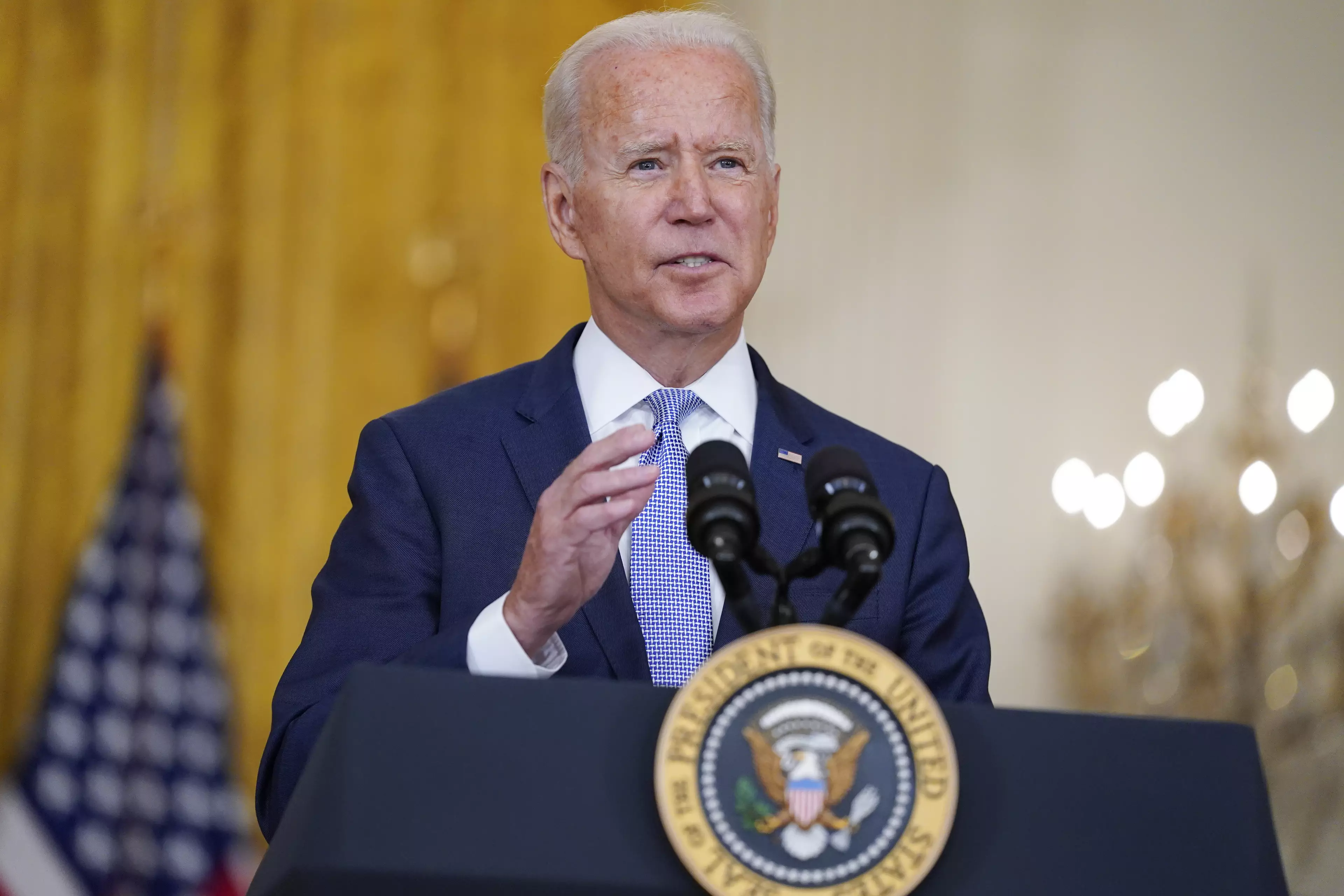 President Biden has been criticised for the US departure.