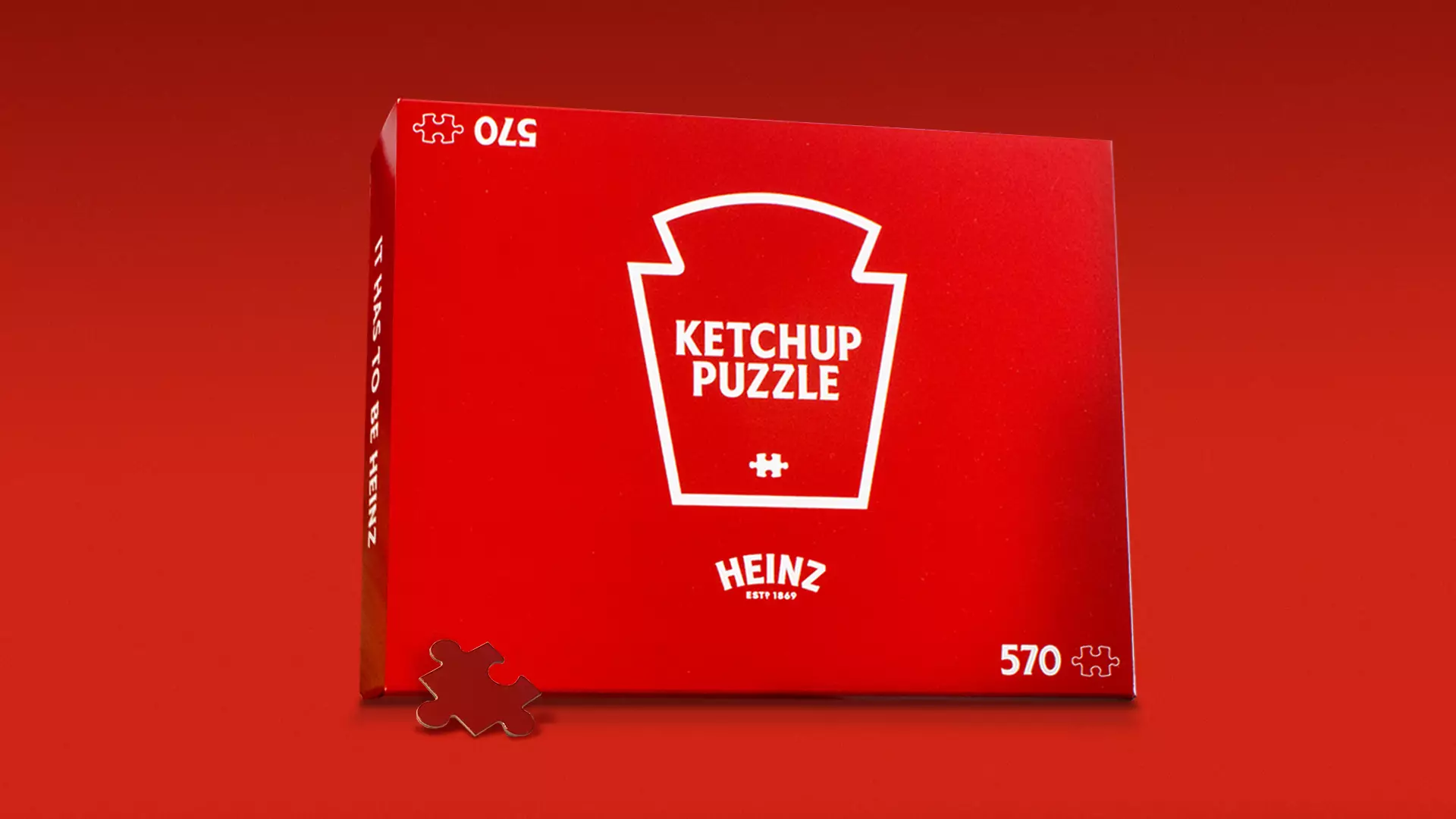 Heinz Has Made A 570 Piece Jigsaw That Is Completely Red