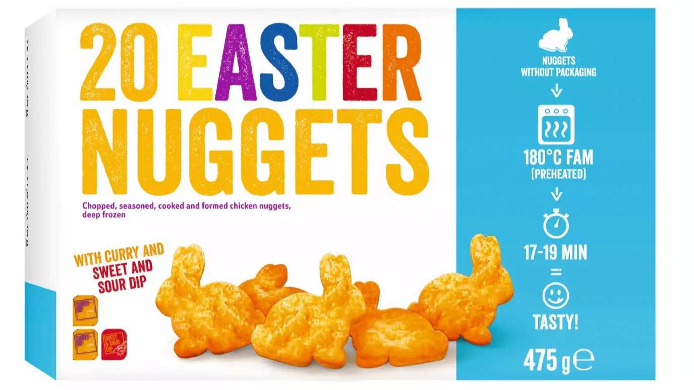 Lidl Is Selling Bunny-Shaped Chicken Nuggets For Easter