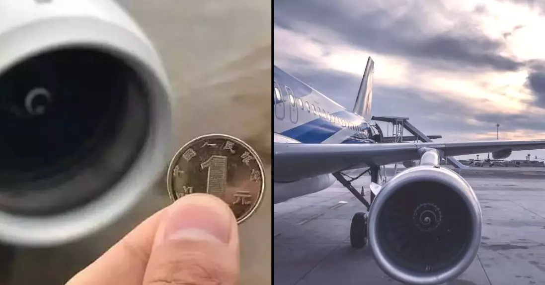Passenger Throws Six Coins At Plane Engine For Good Luck