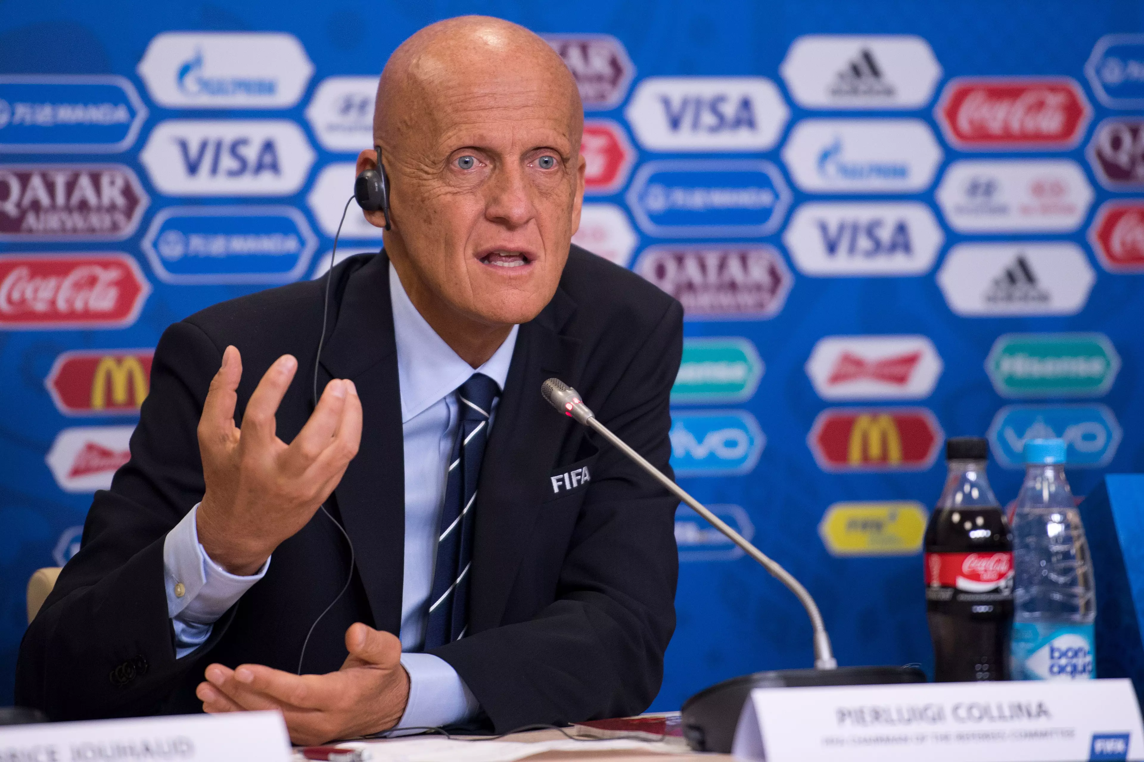 Collina wasn't a fan of VAR. Image: PA Images
