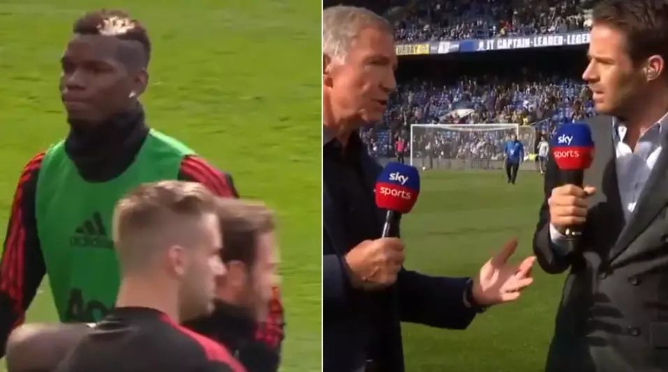 Graeme Souness Involved In Heated Argument About Paul Pogba At Pitchside