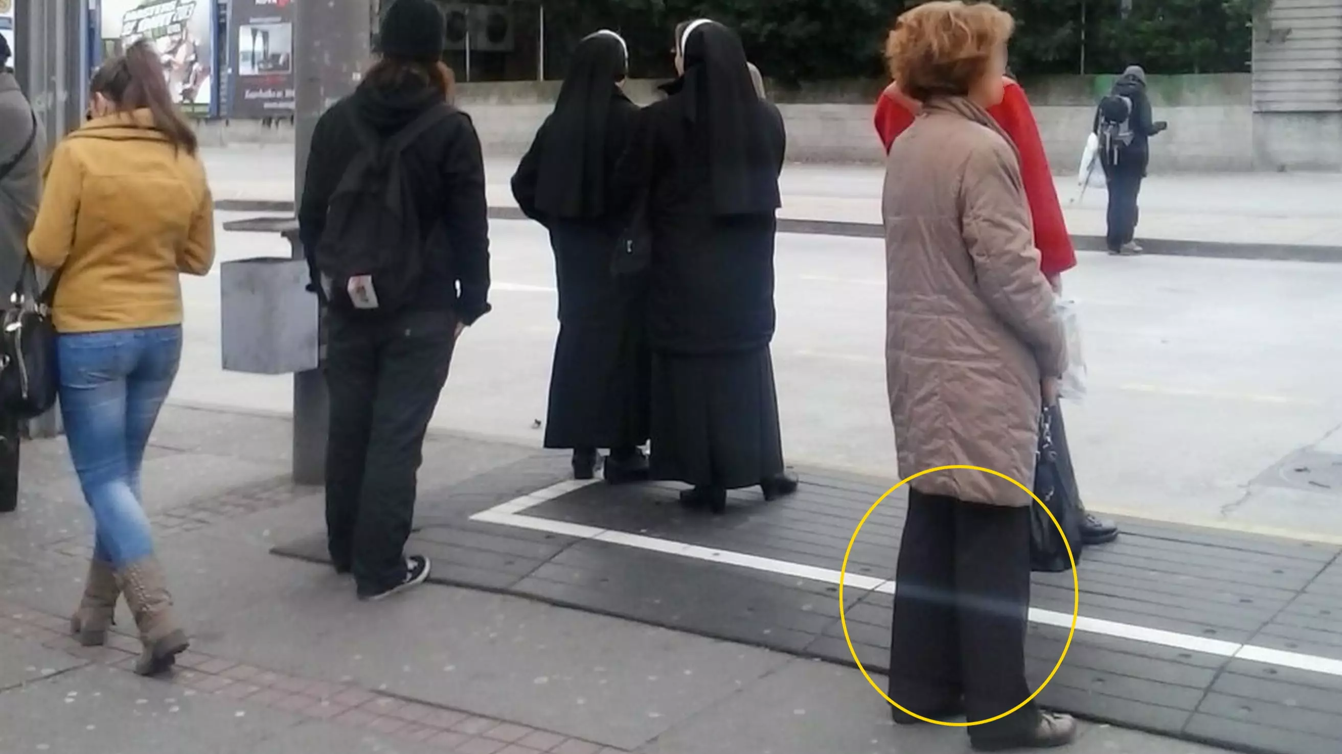 Tour Guide Shocked After Spotting 'Ghost' Waiting At A Bus Stop