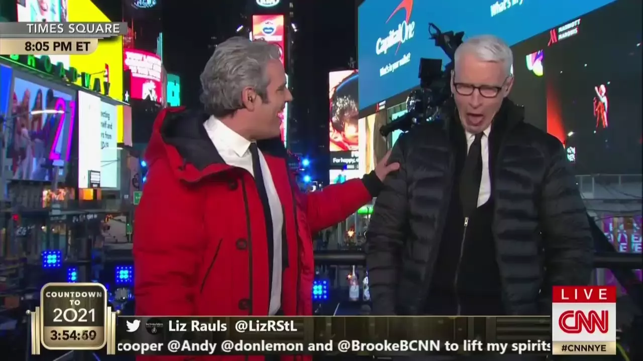 CNN Hosts Throw Back Shots During New Year's Eve Coverage