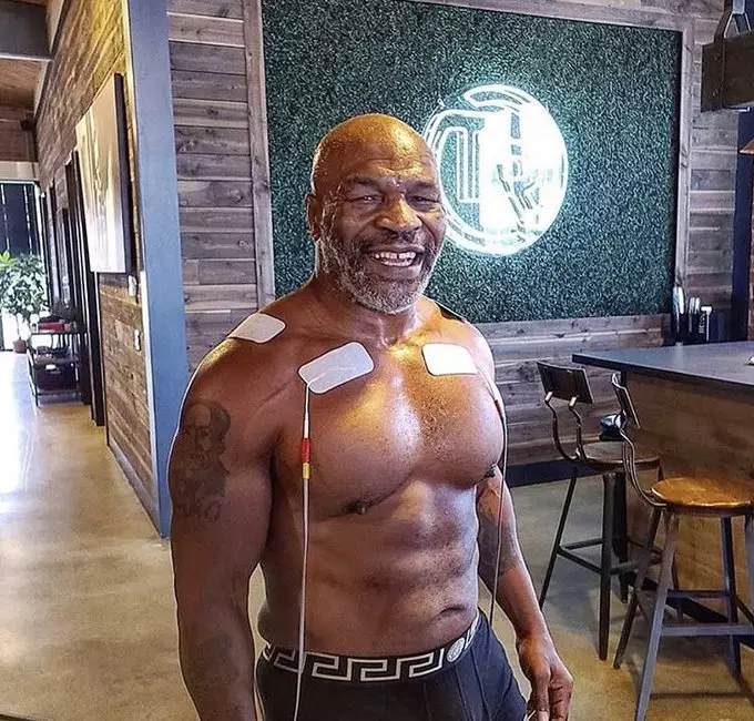 Mike Tyson Shows Off His Incredible Toned Physique Aged 54