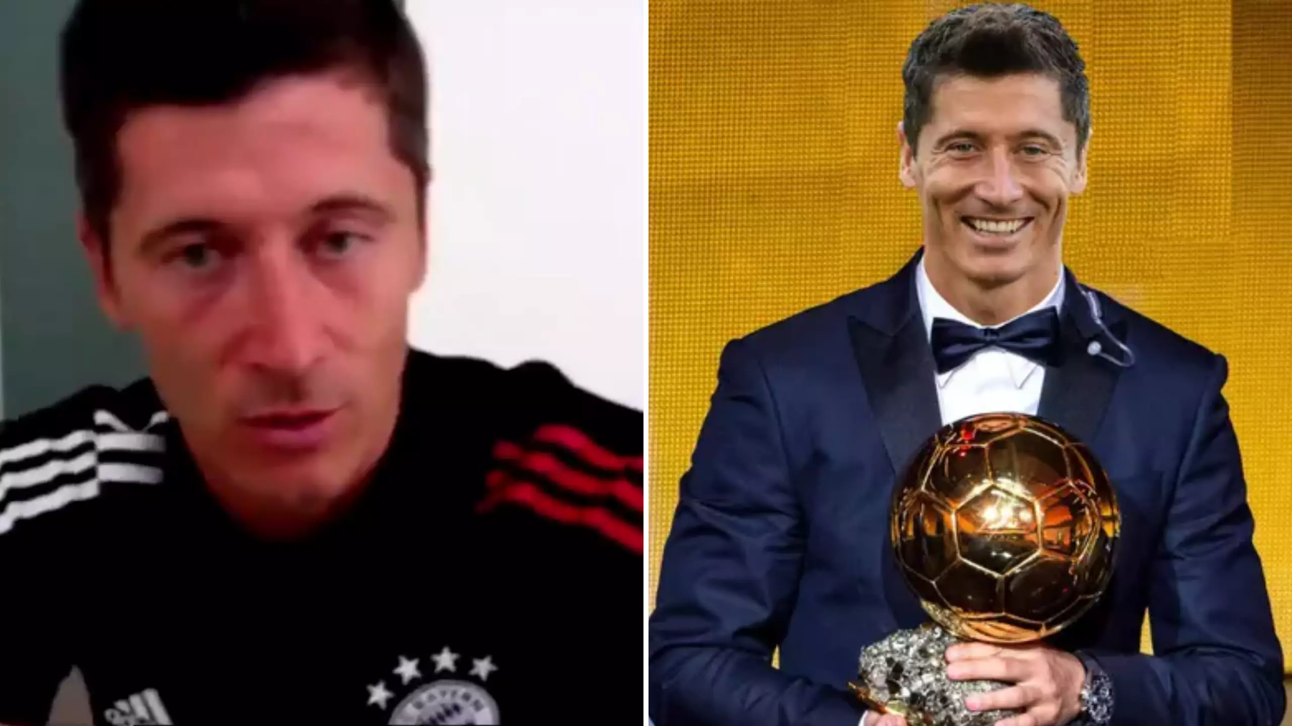 Robert Lewandowski Reacts To 190,000 Fans Signing A Petition To Bring The Ballon d'Or Back