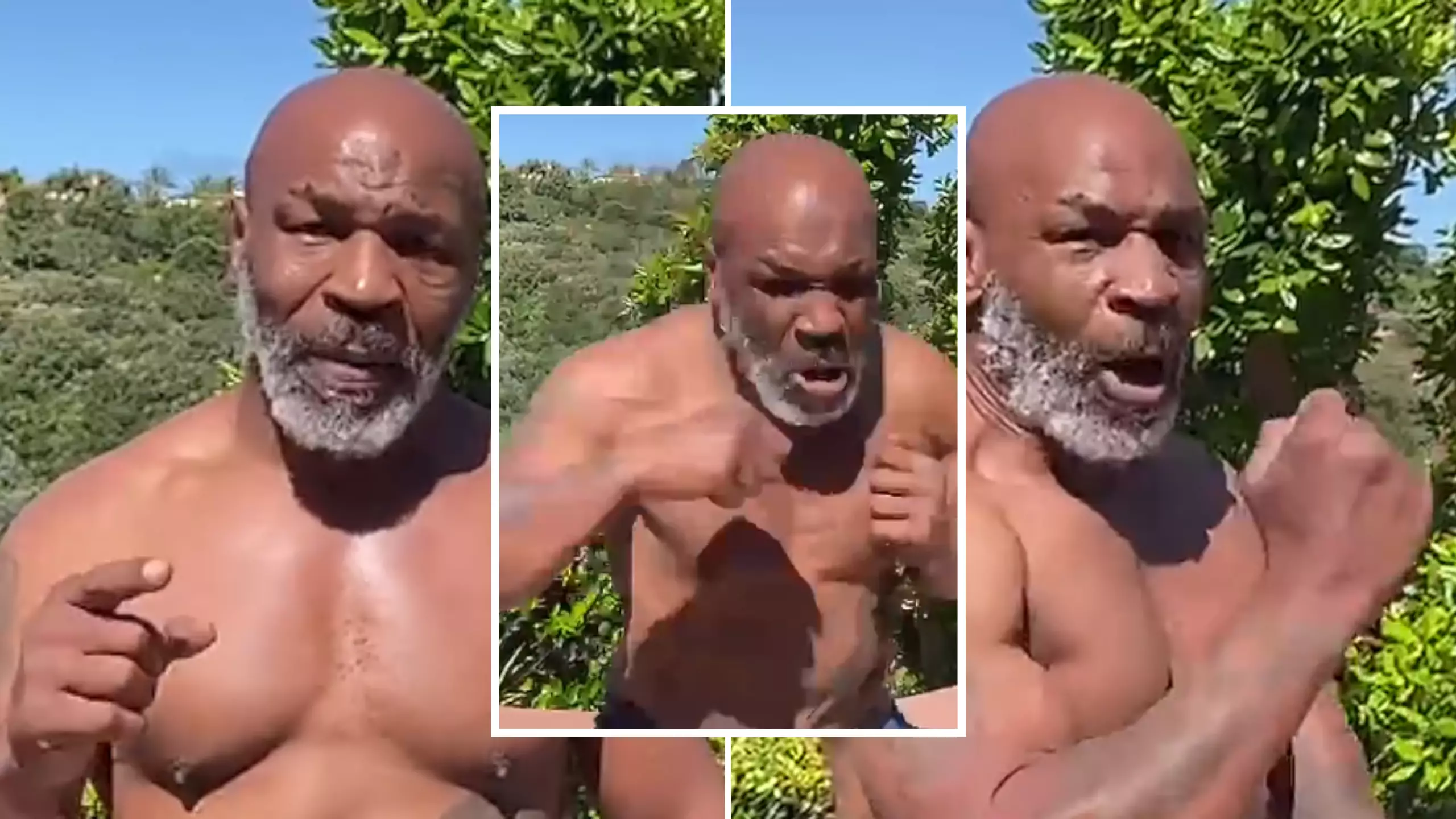 First Images Of A Topless Mike Tyson Emerge And He Looks In Unbelievable Shape, Aged 53