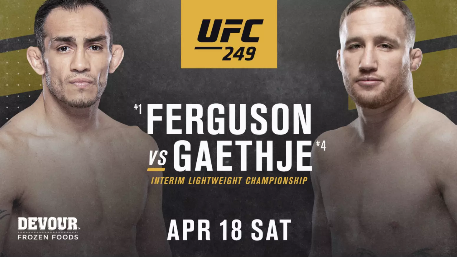 Dana White Confirms Tony Ferguson Vs Justin Gaethje For UFC 249