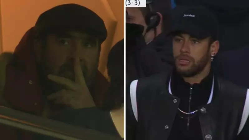 Eric Cantona And Neymar's Dad Nearly Came To Blows On Wednesday