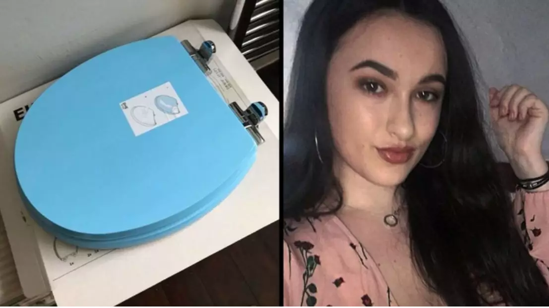 Mum's 'Hysterical' Reaction To 'Blue' Toilet Seat Goes Viral