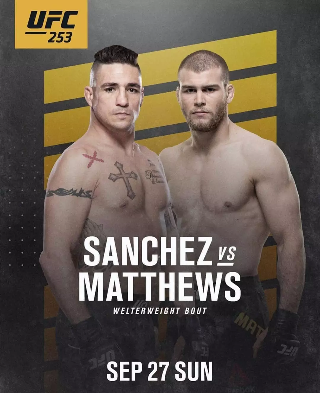 Jake Matthews takes on Diego Sanchez at UFC 253.