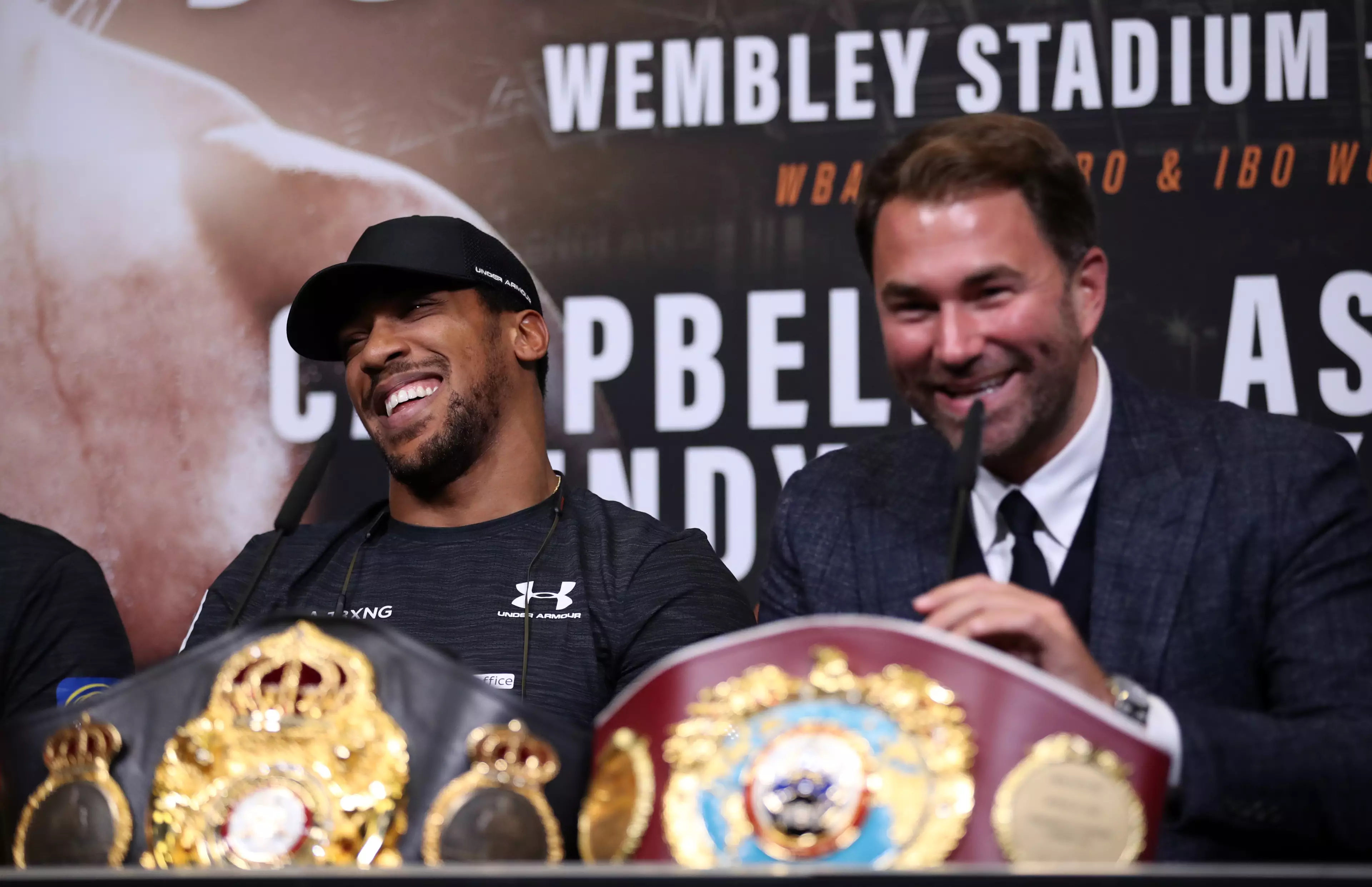 Joshua and Hearn have been accused of dodging Wilder. Image: PA Images