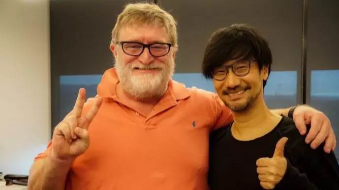 ​Hideo Kojima And Gabe Newell Hang Out At Valve Headquarters 