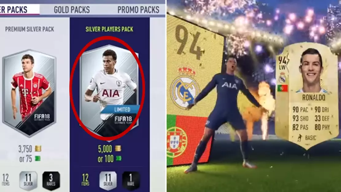 FIFA Ultimate Team Player Finds Cristiano Ronaldo In A 5k Silver Pack