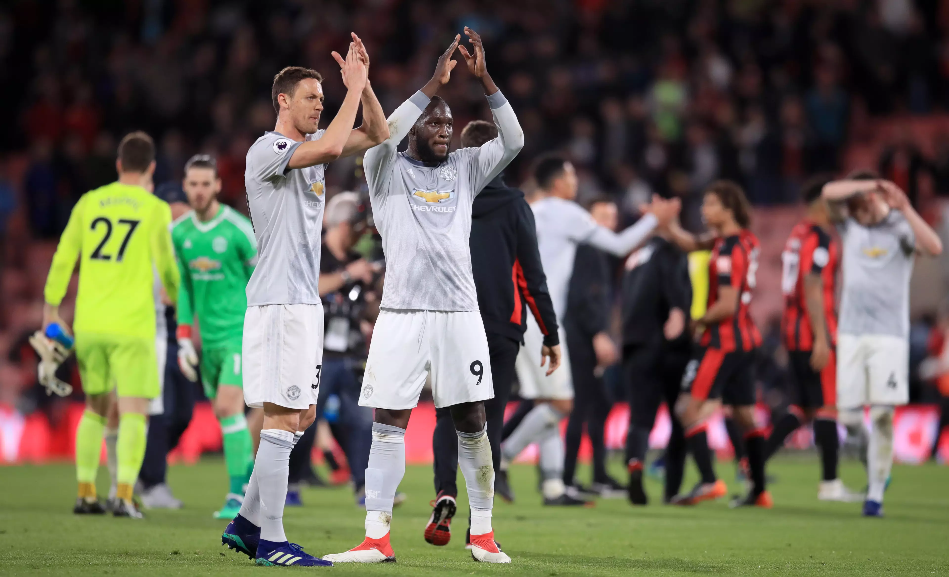 Lukaku and Matic were Mourinho's two most loyal servants. Image: PA Images