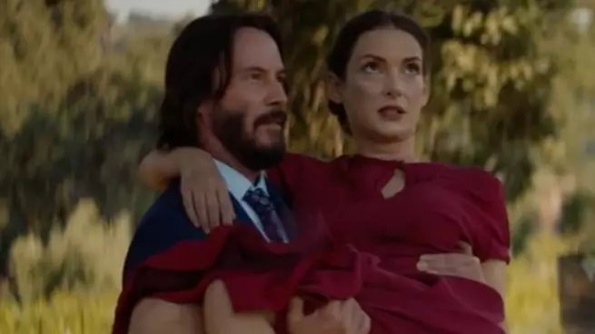 'Destination Wedding' Just Dropped With Keanu Reeves And Winona Ryder And It's Cheesy AF