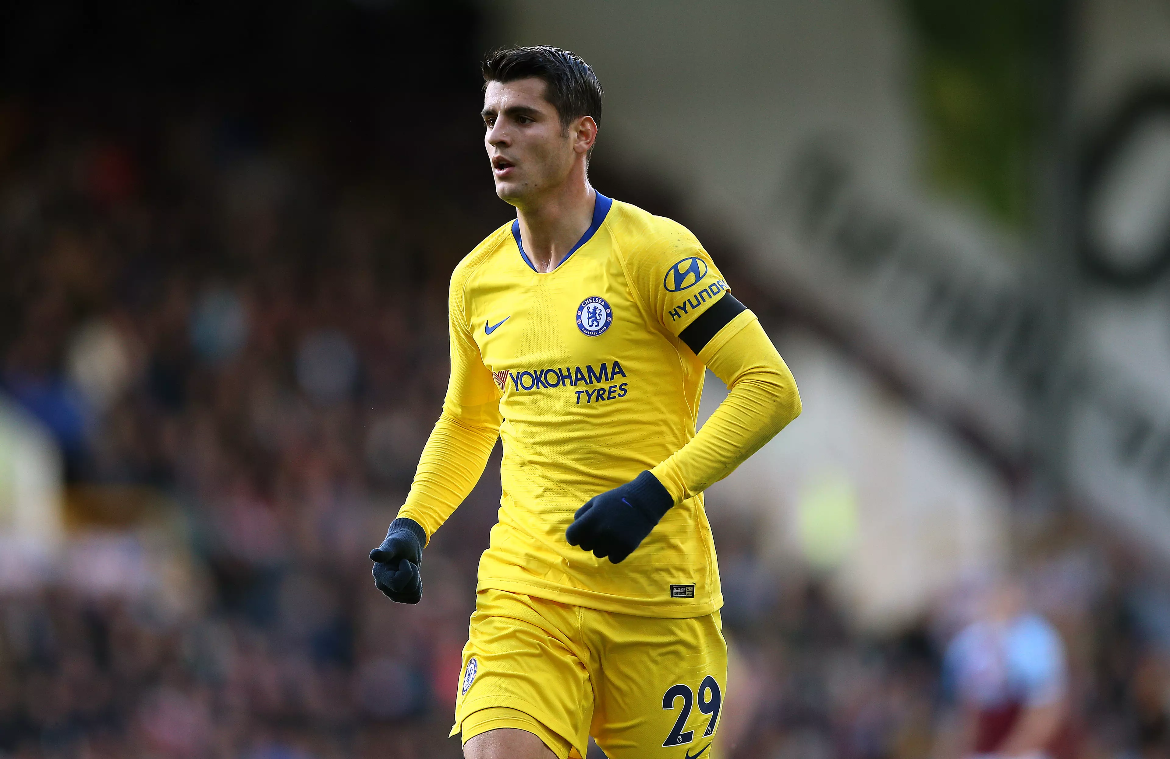 Morata has cut a frustrated figure in recent months. Image: PA Images