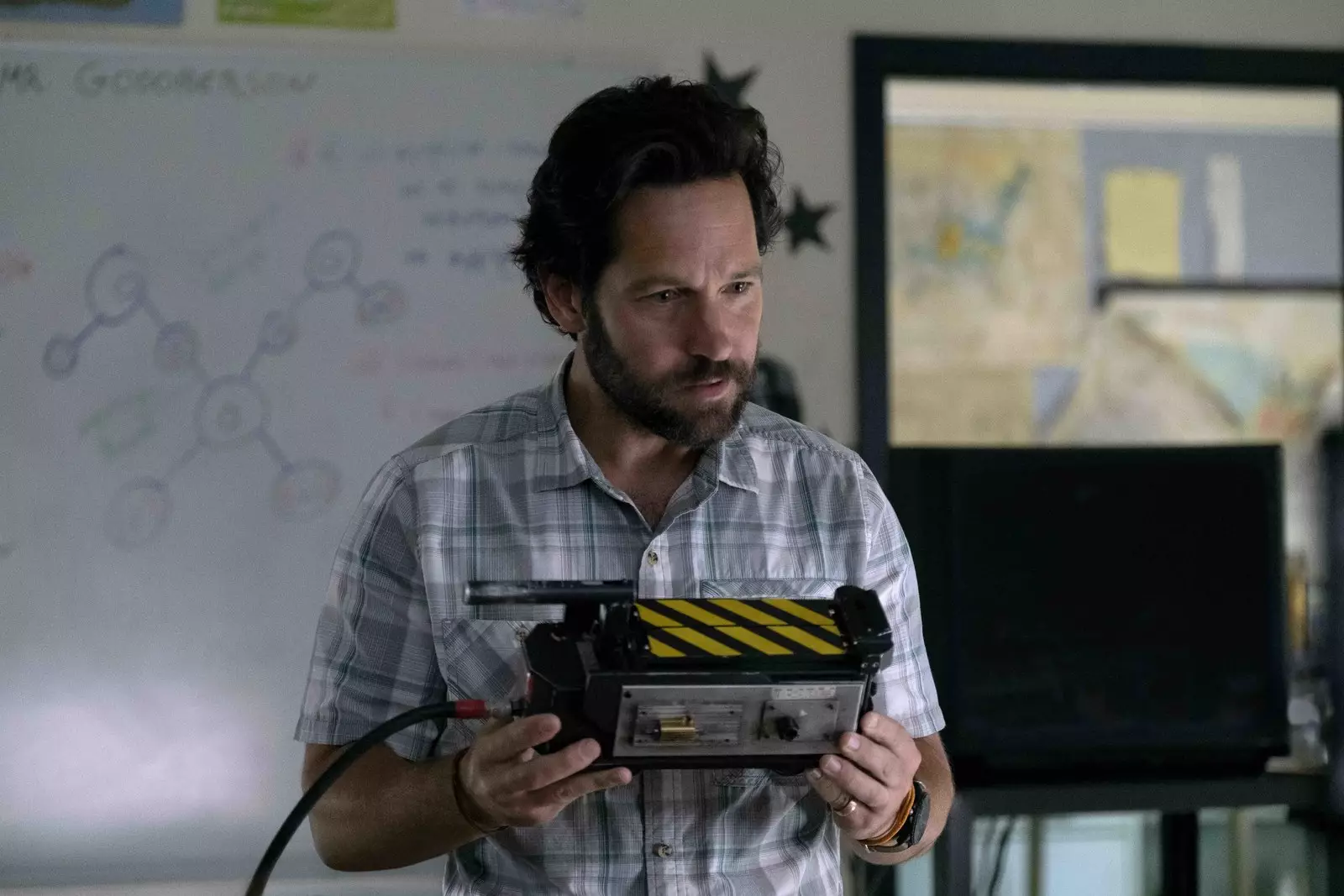Paul Rudd in Ghostbusters: Afterlife.