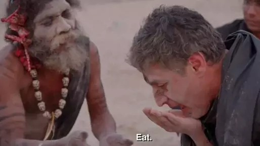Reporter Suffers Backlash After Eating Human Brain While Filming With Hindu Cannibal Group