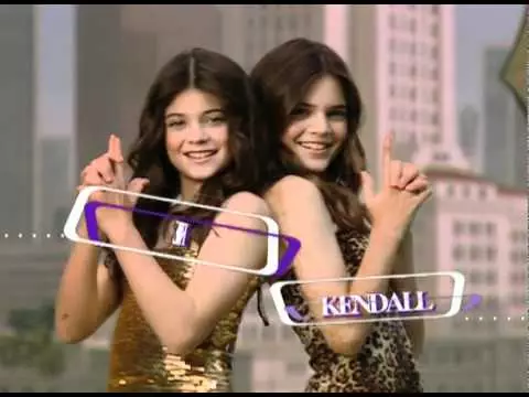 Kylie and Kendall way before they grew into the adults they are now.