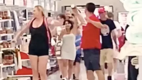 Footage Shows Anti-Maskers As They Storm Target Shop In US 
