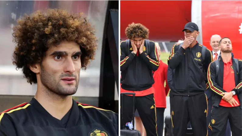Marouane Fellaini Is Officially The Best Striker In Belgium's World Cup Squad