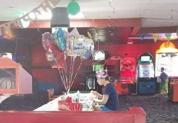 Picture Of 18-Year-Old Girl With Autism Celebrating Her Birthday Alone Goes Viral