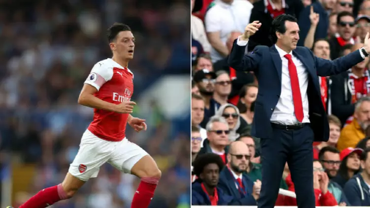 Unai Emery Explains What Actually Happened In Mesut Ozil Fight Before West Ham Clash