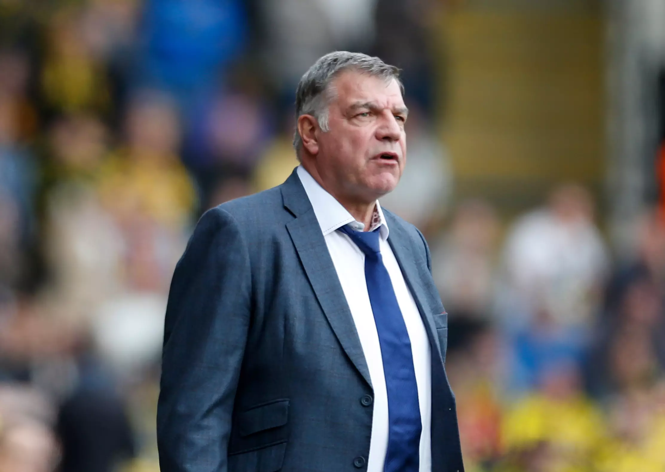 Everton fans have not fallen in love with Allardyce's ways. Image: PA Images