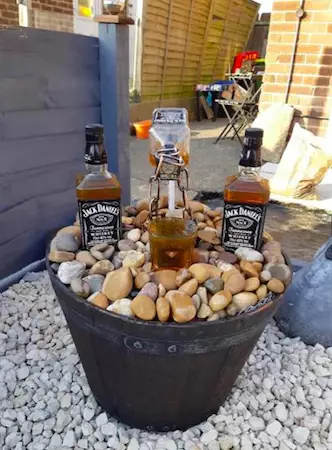 The Jack Daniels water fountain looked so impressive (