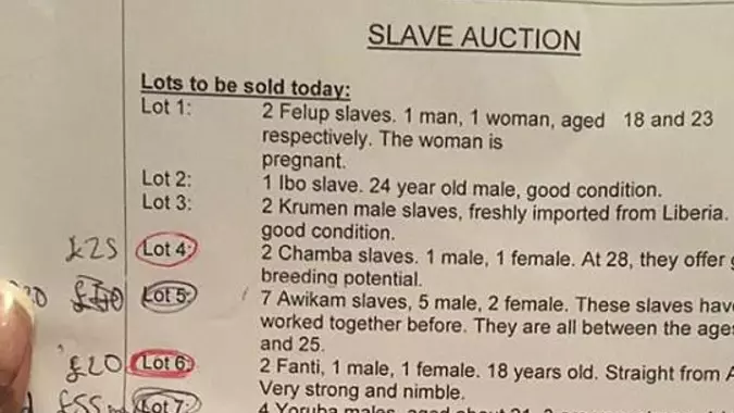 Kent School Criticised For Setting Up 'Slave Auction' During History Project 