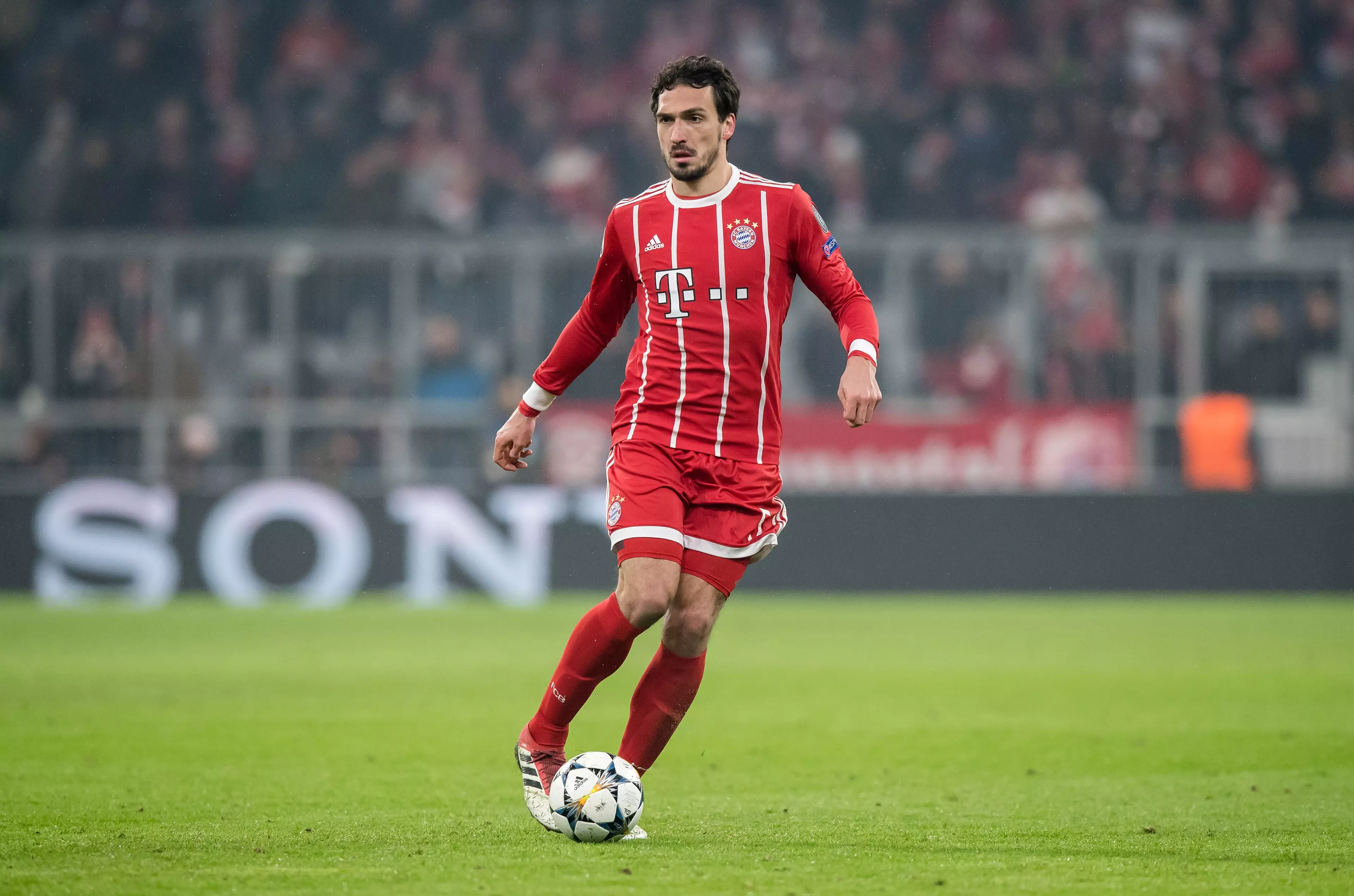 Hummels in action. Image: PA