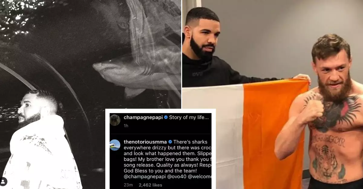 Conor McGregor And Drake Share ‘Hilarious’ Exchange On Social Media