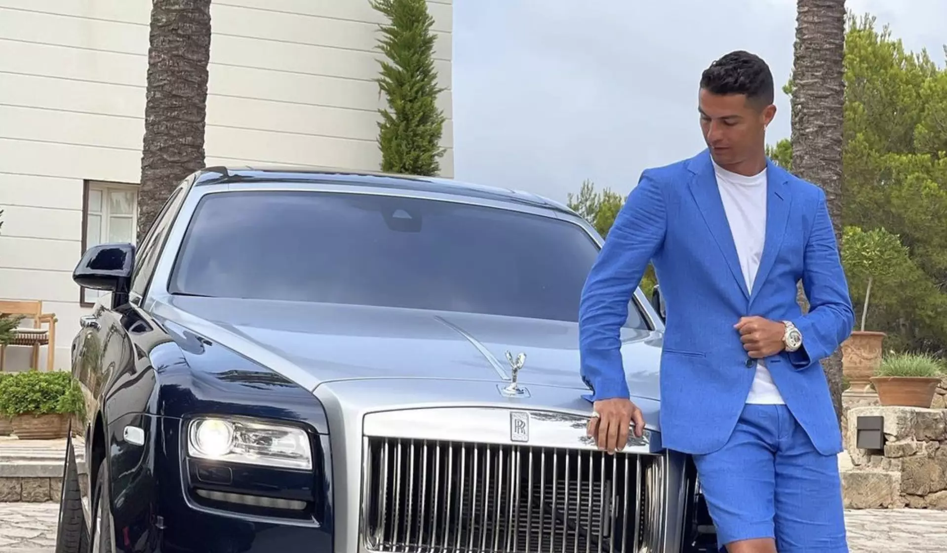 ​Cop A Sneaky Look At Cristiano Ronaldo’s Car Collection 