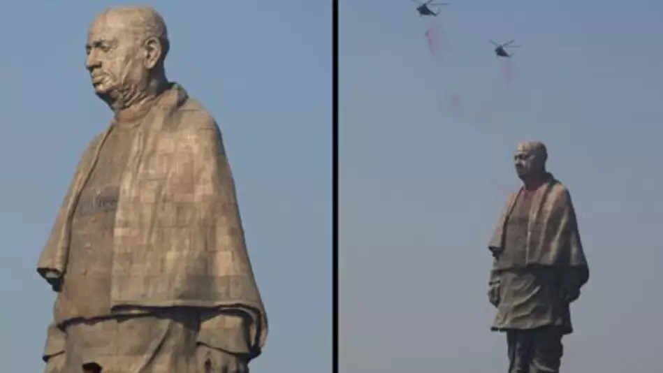 India Unveils World's Tallest Statue That Cost £330m And Is Twice The Size Of Statue Of Liberty