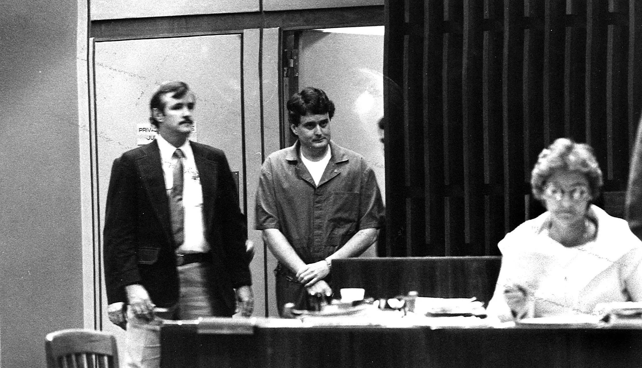 Bobby Joe Long at his murder trial in the US (
