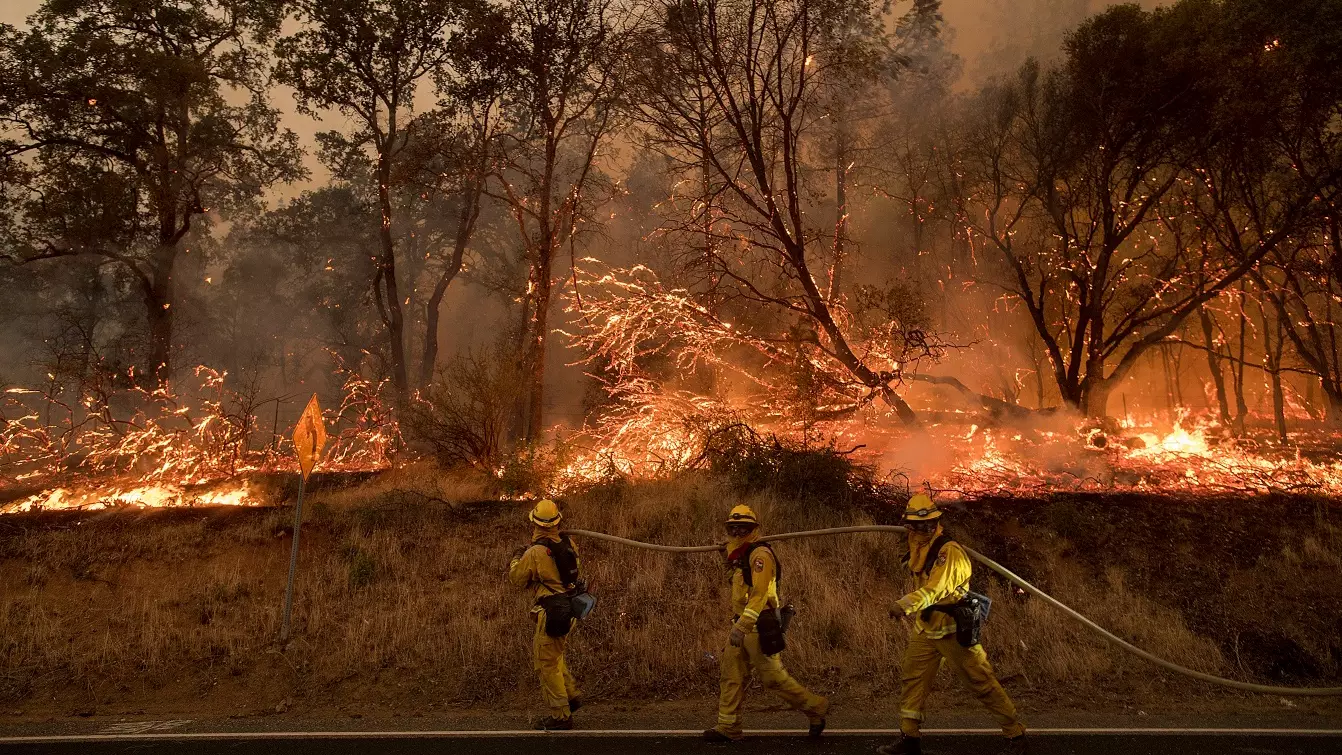 ​Fire Services Battle Blazes As California Experiences Devastating Wildfires