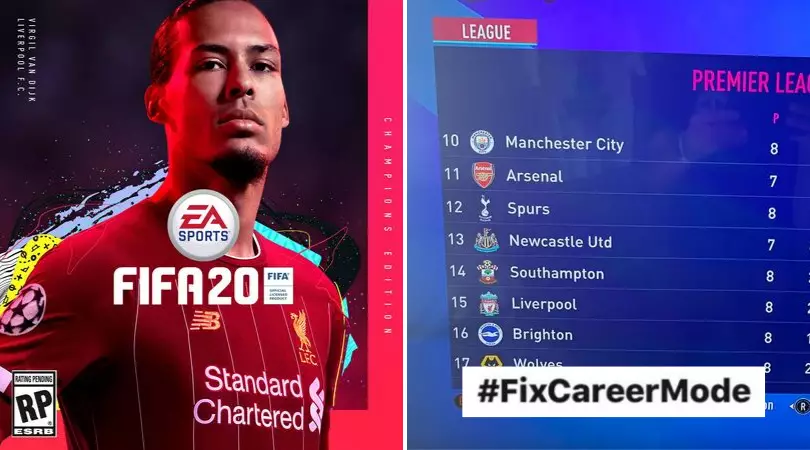 #FixCareerMode Trends On Twitter On FIFA 20 Launch Day