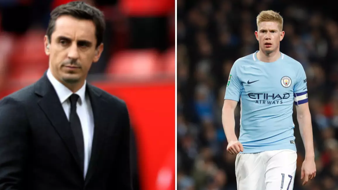 Gary Neville Believes Kevin De Bruyne Is A Hybrid Of Two Man United Legends