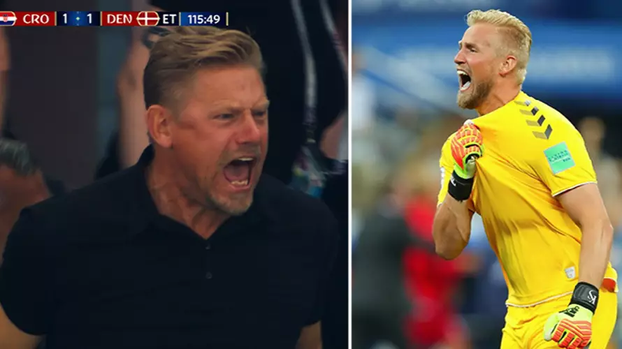 Peter Schmeichel’s Reaction To His Son’s Penalty Save In Extra Time Is Just Amazing