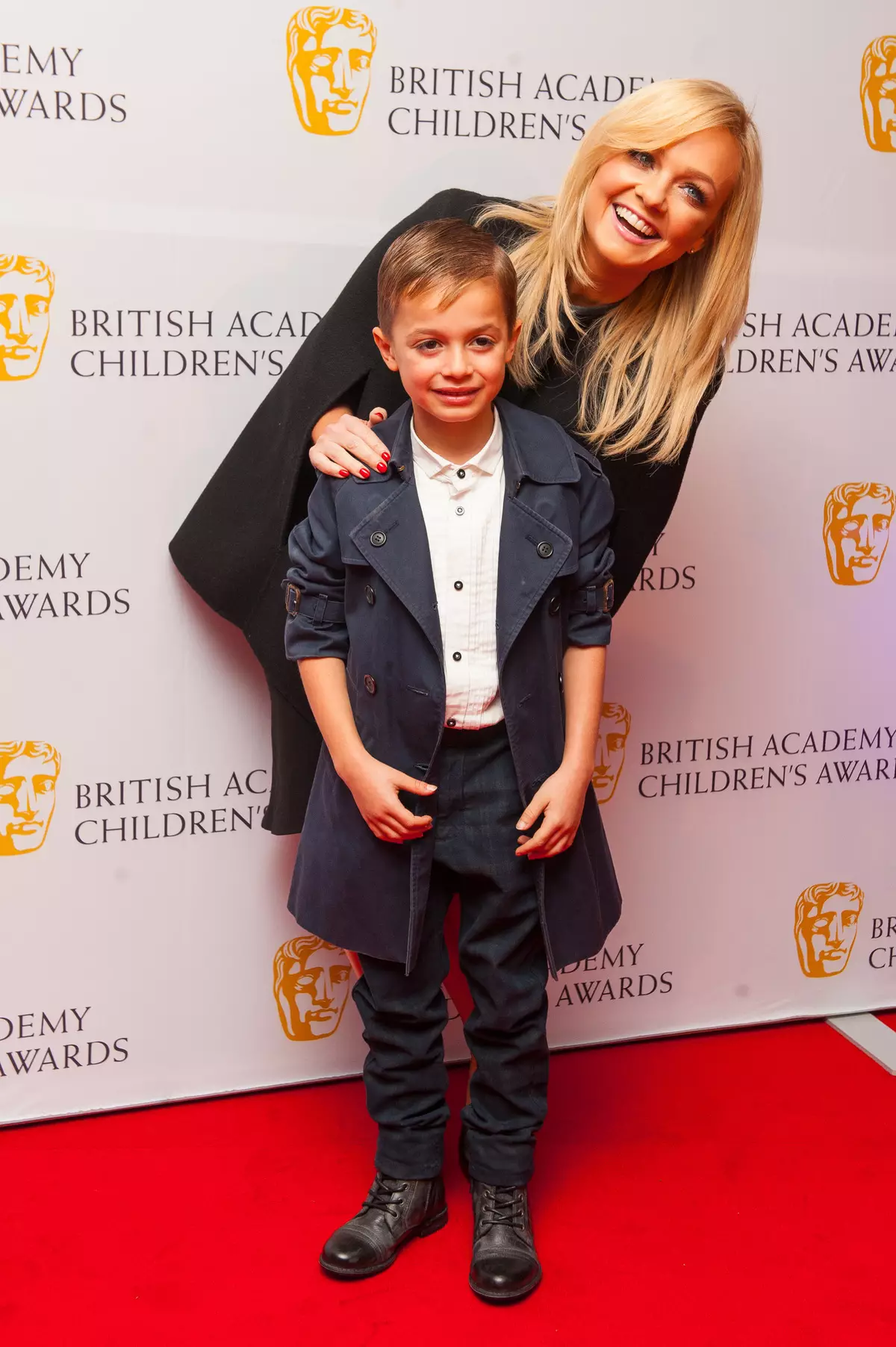 Emma Bunton and her son Beau in 2014 (