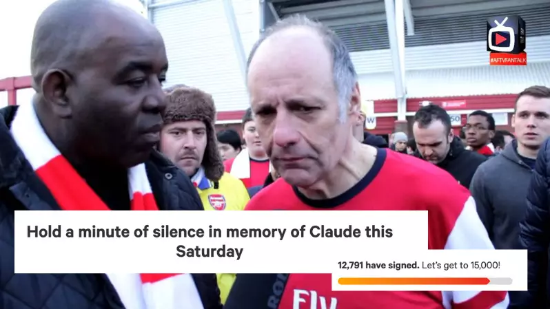 Thousands Sign Petition To Hold Minute Silence In Memory Of Claude Callegari Before Arsenal vs Liverpool