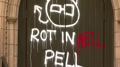 Melbourne Cathedral Vandalised After Cardinal George Pell Released From Prison