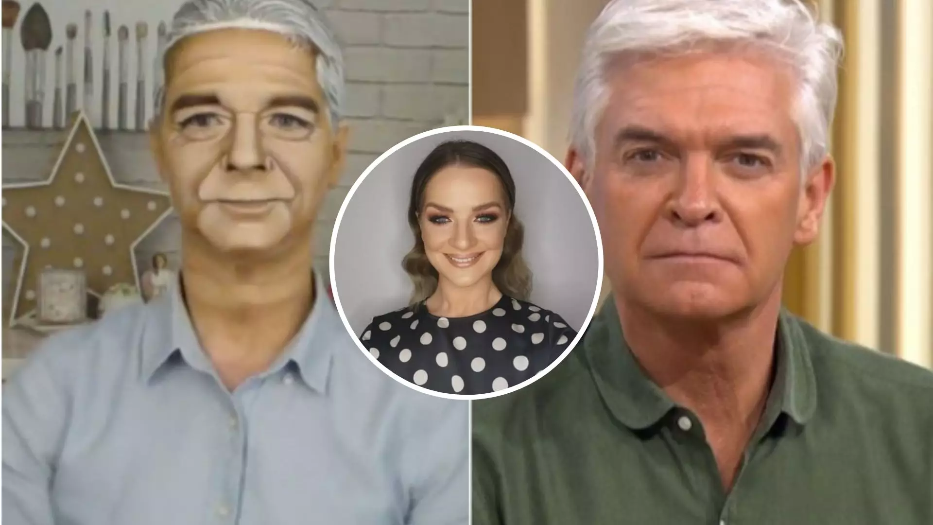 Make-Up Artist Turns Herself Into Phillip Schofield On This Morning 