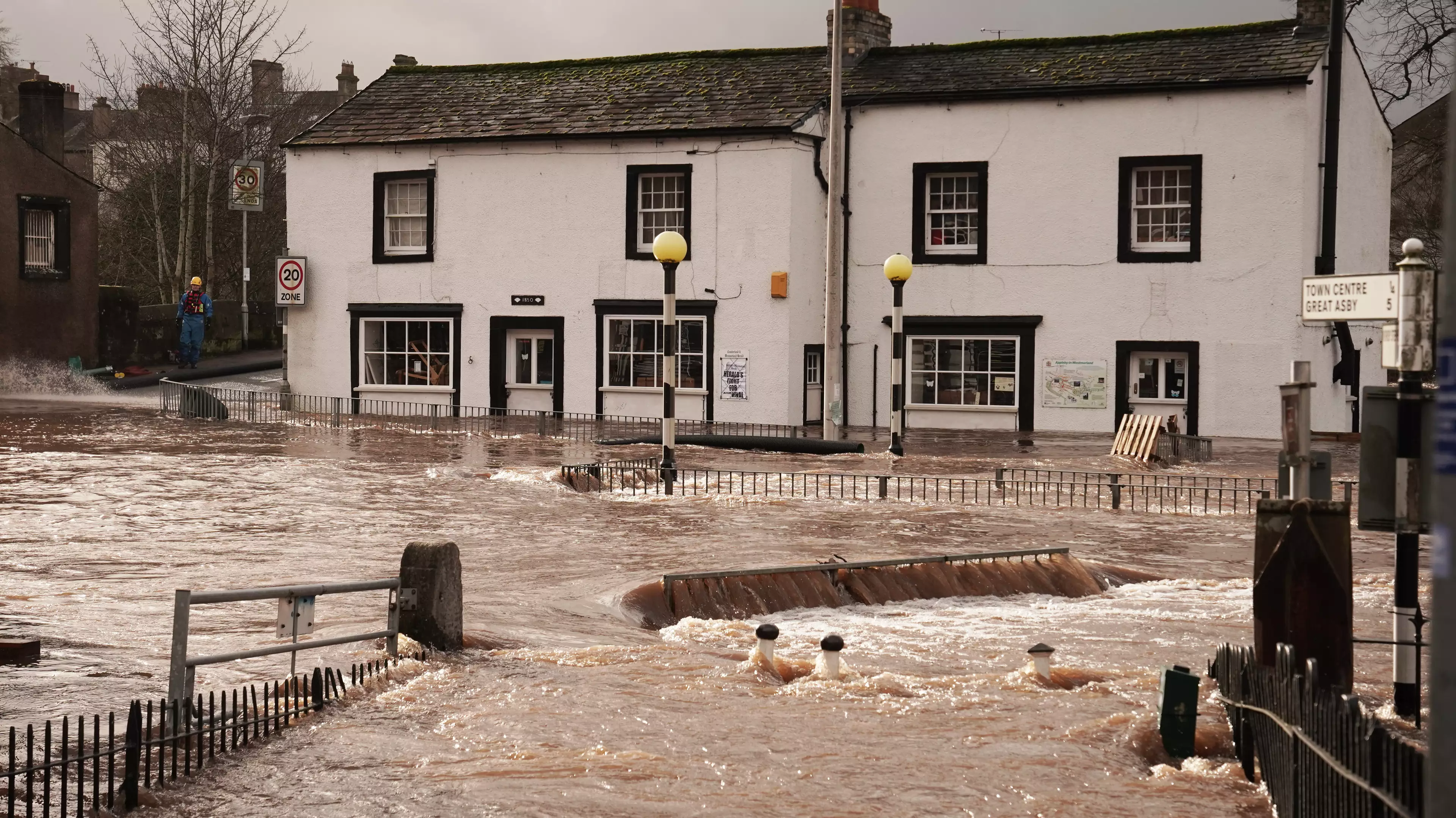 More Than 200 Flood Warnings Issued As UK Hit By Storm Ciara